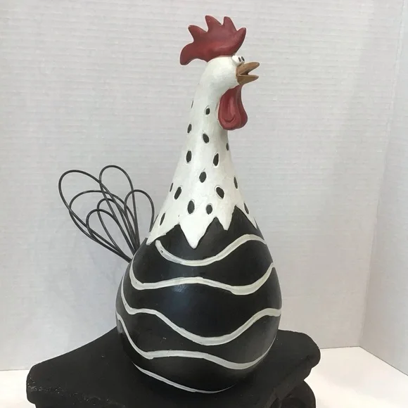Cute Rooster Decorative Shelf Sitter – Rustic Farmhouse Accent 🐓 - Picture 5 of 5